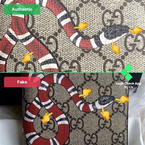 gucci wallet snake real vs fake|authentic gucci gg.